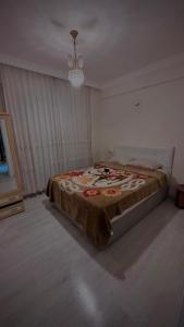 Ortaca的住宿－BVK1，一间卧室,卧室内配有一张大床