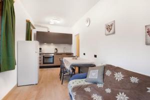 Η κουζίνα ή μικρή κουζίνα στο Appartamento Arlecchino Livigno