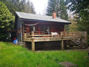 Zahrada ubytování Chalet - Au retour vers Soi