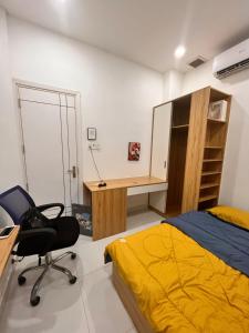 Ένα ή περισσότερα κρεβάτια σε δωμάτιο στο Sunrise Home +15 φωτογραφίες