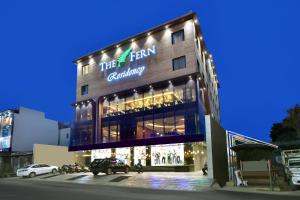 a building with a sign on the front of it at The Fern Residency Ajmer in Ajmer