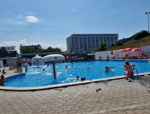 Bazén v ubytování RoyalWings apartman Jagodina nebo v jeho okolí