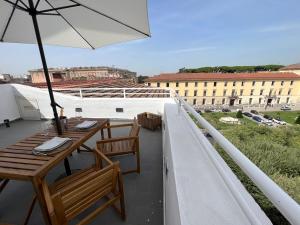 Rõdu või terrass majutusasutuses Terrazza Vanvitelli