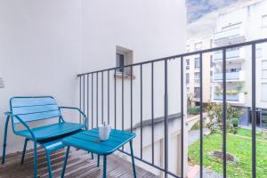 Balkón alebo terasa v ubytovaní Wonder Appart' 402 - Vue sur Garonne