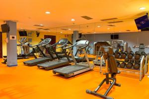 Fitness centrum a/nebo fitness zařízení v ubytování Hotel Cordial Mogán Playa