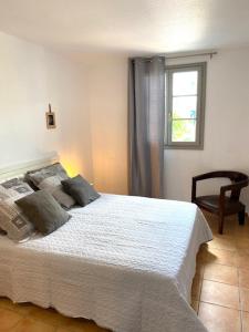 Postel nebo postele na pokoji v ubytování APPARTEMENT T3, ORIENT BAY