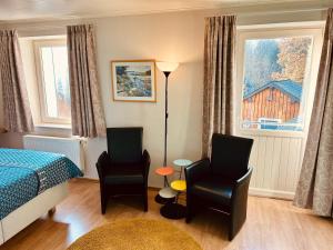 Voodi või voodid majutusasutuse Taos B&B toas