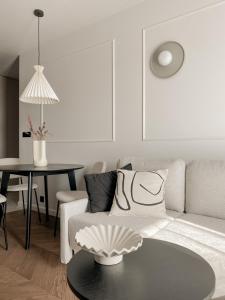 Χώρος καθιστικού στο Apartament BonHaus Grzegórzecka