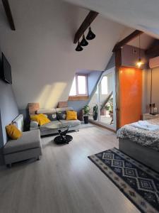 Posezení v ubytování guest house Calma