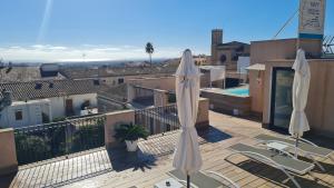 Balkón alebo terasa v ubytovaní Boutique Hotel Petit Sant Miquel