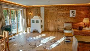 Χώρος καθιστικού στο CHALET KITZBICHL by Alpin Charme Apartments
