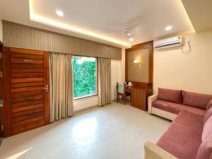 Posezení v ubytování Hotel Ananda Kashi
