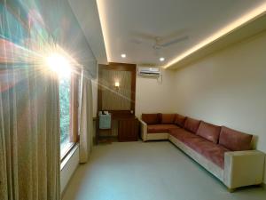 Posezení v ubytování Hotel Ananda Kashi