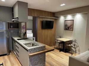 A cozinha ou cozinha compacta de Life Residence