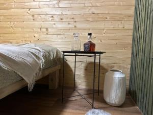 Tiny house v Moravském Berouně客房内的一张或多张床位