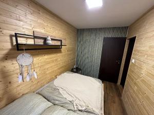 Tiny house v Moravském Berouně客房内的一张或多张床位