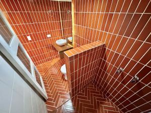 Ένα μπάνιο στο Terracota Loft Barichara