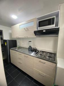 Η κουζίνα ή μικρή κουζίνα στο Hotel Paraíso Real NB