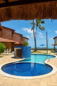 Πισίνα στο ή κοντά στο casa pé na areia, ao lado do caminho de moises