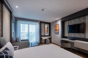 Four Points Flex by Sheraton Antalya Lara客房内的一张或多张床位
