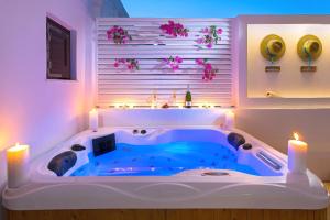 Spa and/or other wellness facilities at Lindos Allure Villa with Jacuzzi and Acropolis view!!!