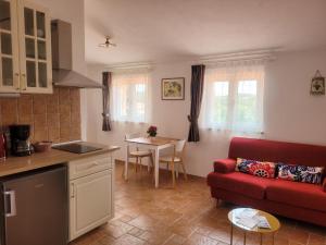 Kuchyň nebo kuchyňský kout v ubytování Residence Mama