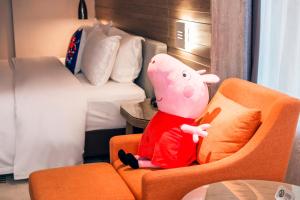 Posezení v ubytování Hotel Indigo Xiamen Harbour by IHG
