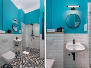 Kúpeľňa v ubytovaní Lwowska 9 - Cozy & Comfortable Studio by Noclegi Renters