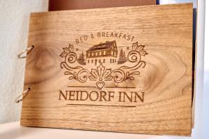 Certifikát, hodnocení, plakát nebo jiný dokument vystavený v ubytování Neidorf Inn