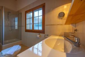 Vannituba majutusasutuses Chalet Vansamis, breathtakinng views & sauna