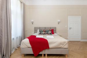 Posteľ alebo postele v izbe v ubytovaní Lwowska 9 - Cozy & Comfortable Studio by Noclegi Renters
