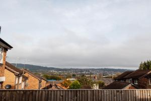 a view of a city from a balcony of houses at The Nest In Blackburn in Blackburn