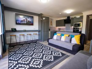 Istumisnurk majutusasutuses Penthouse 3 Bed, Large HotTub Long stay Discount