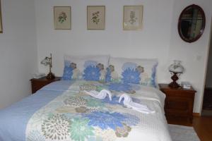 Letto o letti in una camera di B&B Pappelweg - 2