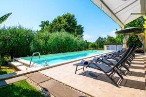 Kolam renang di atau dekat dengan Villa Gaya in Porec,Istrien by Istrabook