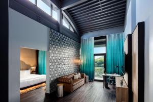Voodi või voodid majutusasutuse Hotel Nyack, a JdV by Hyatt Hotel toas