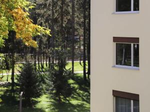 Apartment Attika Wohnung Allod Park Haus C 801 by Interhome外面的花园