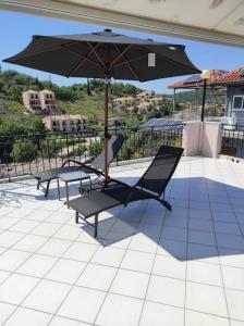 Μπαλκόνι ή βεράντα στο Villa Magda