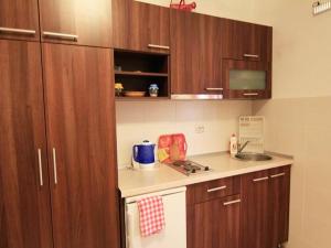 Kuchyň nebo kuchyňský kout v ubytování Guest House 3M