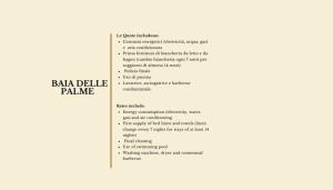 uma imagem de um menu para uma paletteamina barble em Apartments in residence with swimming pool in Santa Margherita di Pula, 250 meters from the sea em Pula