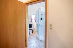 Koupelna v ubytování Modernes Appartement
