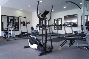 Fitness centrum a/nebo fitness zařízení v ubytování MENA Tyche Hotel Amman