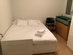 Rúm í herbergi á Ca la Tita