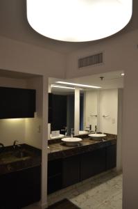 Kuchyň nebo kuchyňský kout v ubytování Hotel BA Abasto