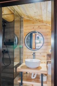 Ένα μπάνιο στο Chalet Ciocanesti