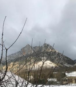 山景或在the country house看到的山景