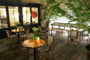 Istumisnurk majutusasutuses Hôtel Vic Eiffel