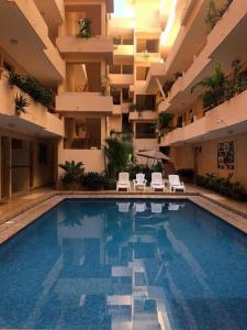 Swimmingpoolen hos eller tæt på Hotel Costa Miramar Acapulco