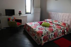 A bed or beds in a room at Suite con vista