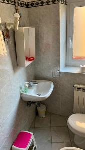 Koupelna v ubytování B&B Ligustico
